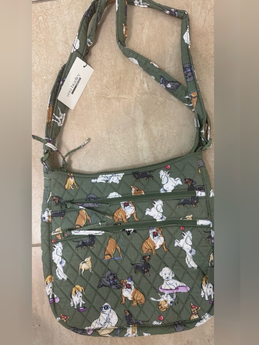 Vera Bradley Trio Triple Hipster Handbag - Picture 6 of 12